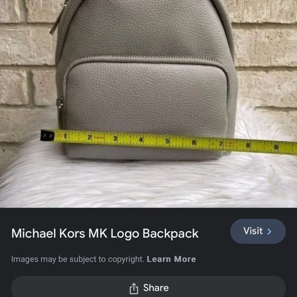 Nwt MK Erin MD backpack - Picture 3 of 6